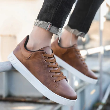 Casual Leather Sneakers 