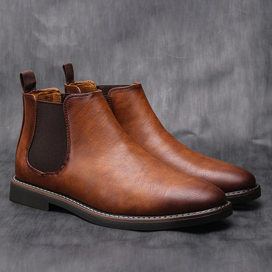 Leather Chelsea Boots 